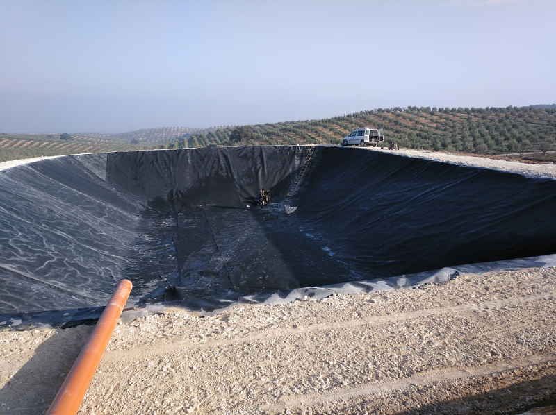 PROYECTO Y DIRECCIÓN DE OBRA DE BALSA DE PURINES, T.M. CHIMENEAS (GRANADA).
